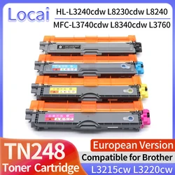 European TN248 TN248XL Toner Cartridge Compatible for Brother HL-L3215cw L3220cw L3240cdw L8230cdw L8240cdw MFC-L3740cdw Printer