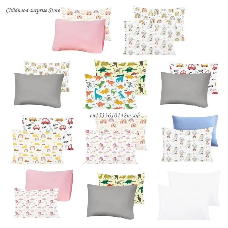 Breathable Baby Pillowcase Baby Toddlers Pillowcase Cotton Pillow Cover Bed Pillow Soft & Breathable Baby Pillowcase Dropship