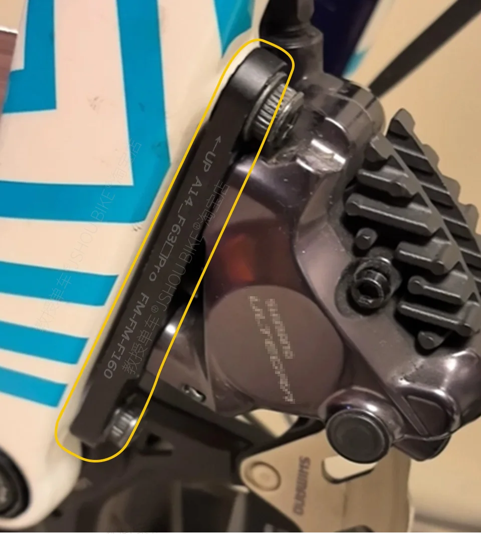 FM/PM Rennrad Scheibenbremssattel Mount Adapter 140mm 160mm 180mm Rotor Fahrrad Scheibenbremse Gabel Sattel Konverter – Detail 11