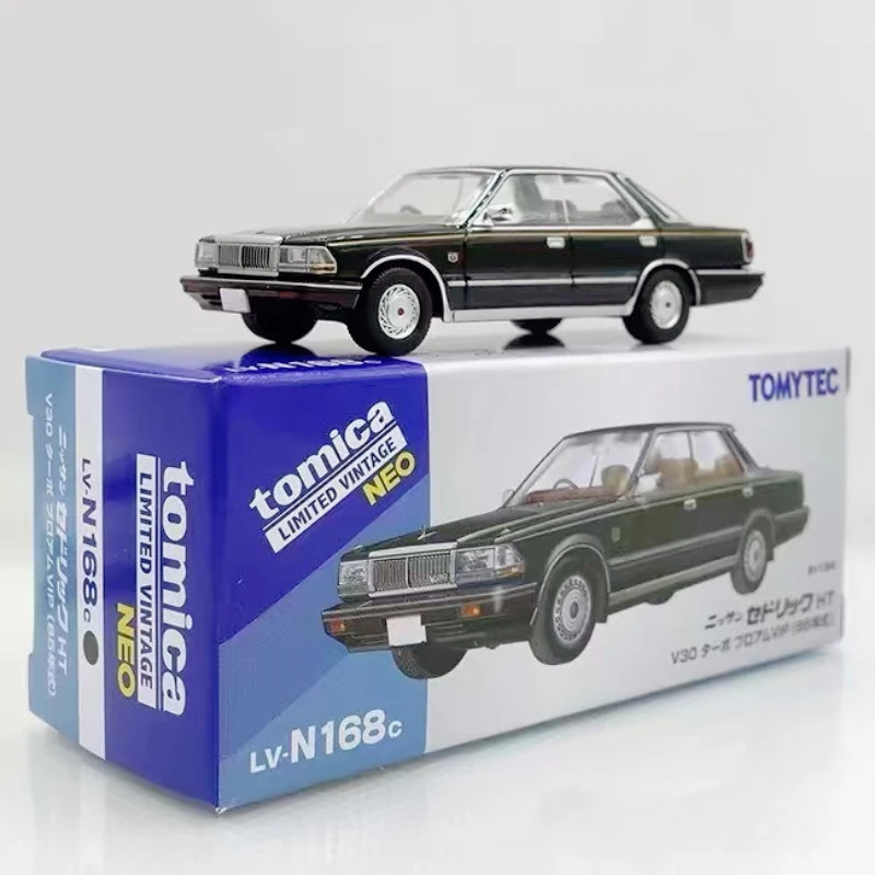 In stock 1:64 N168c Duke Black 1985-style alloy replica car model, boy toy gift, room collection statue