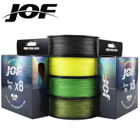 JOF X8 Strong 150M-500M 8 Strand Weaves PE Braided Fishing Line Multifilament 8 Braid Wire 15-100LB Carp Fishing Accessories