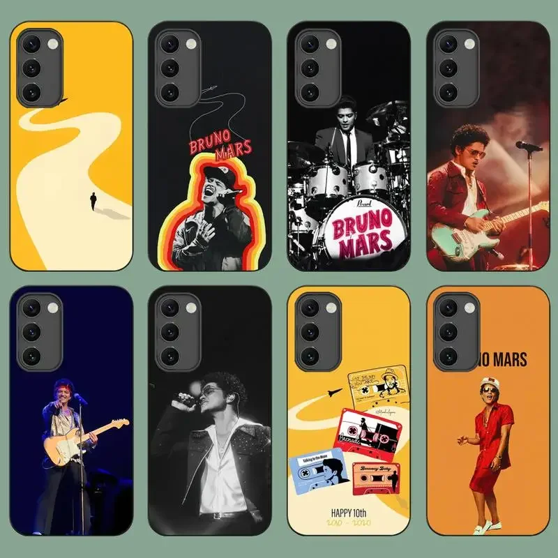 Singer Bruno Mars Phone Case For Samsung Galaxy S20 S21  S22 S23 Fe Lite Plus Ultra Note Shell