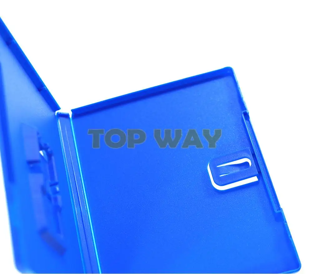 PSV1000 2000 게임 카드 보관 케이스 박스 10개, PSVita 블루 카트리지 홀더 쉘, 스위치 박스 쉘 보호 케이스