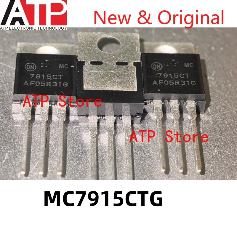 

10 шт. MC7915CTG TO-220 7915CT оригинальный точечный инвентарь