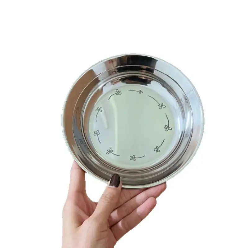 

stainless steel food grade household preparation dinner spill-proof and enlarged deep