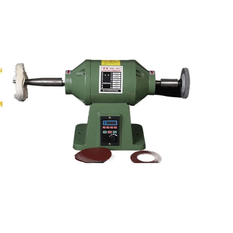 Polisher, multi-functional, desktop, stepless speed regulation, stainless steel, wire drawing, grinding, polishing