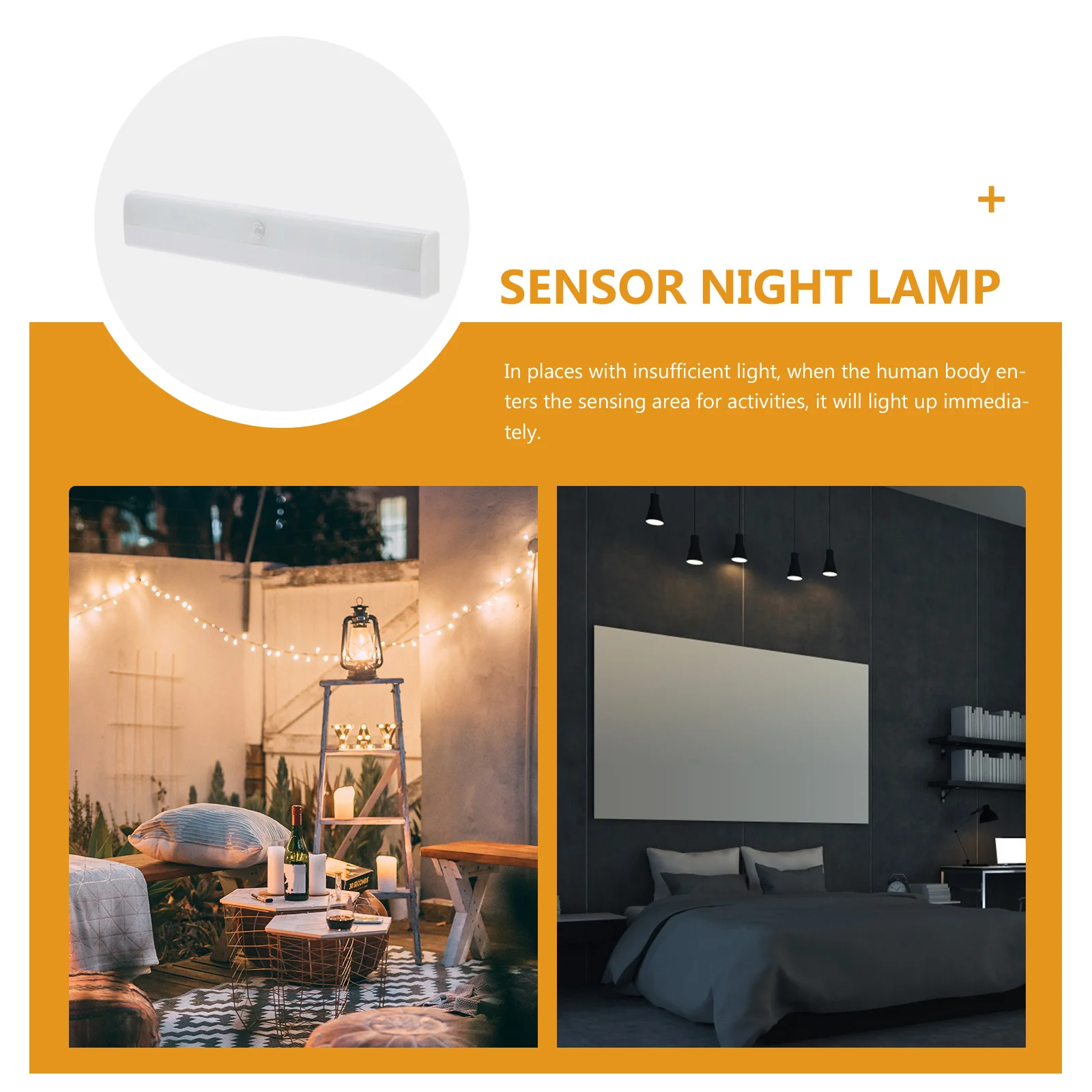 

Led Sensor Night Light For Bedroom Wardrobe Closet Auto On Off Motion Activated Bedside Lamp Decorative Light