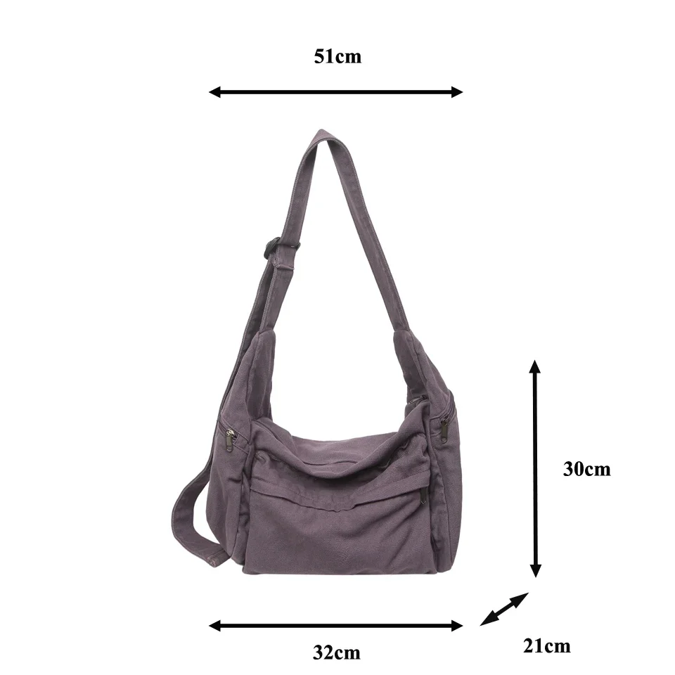 الشارع الشهير قماش حقيبة نسائية كبيرة حقيبة صديقة للبيئة الكورية حقيبة ساعي Y2K حقيبة كتف المتسوق حقيبة خمر حمل حقائب اليد طالب