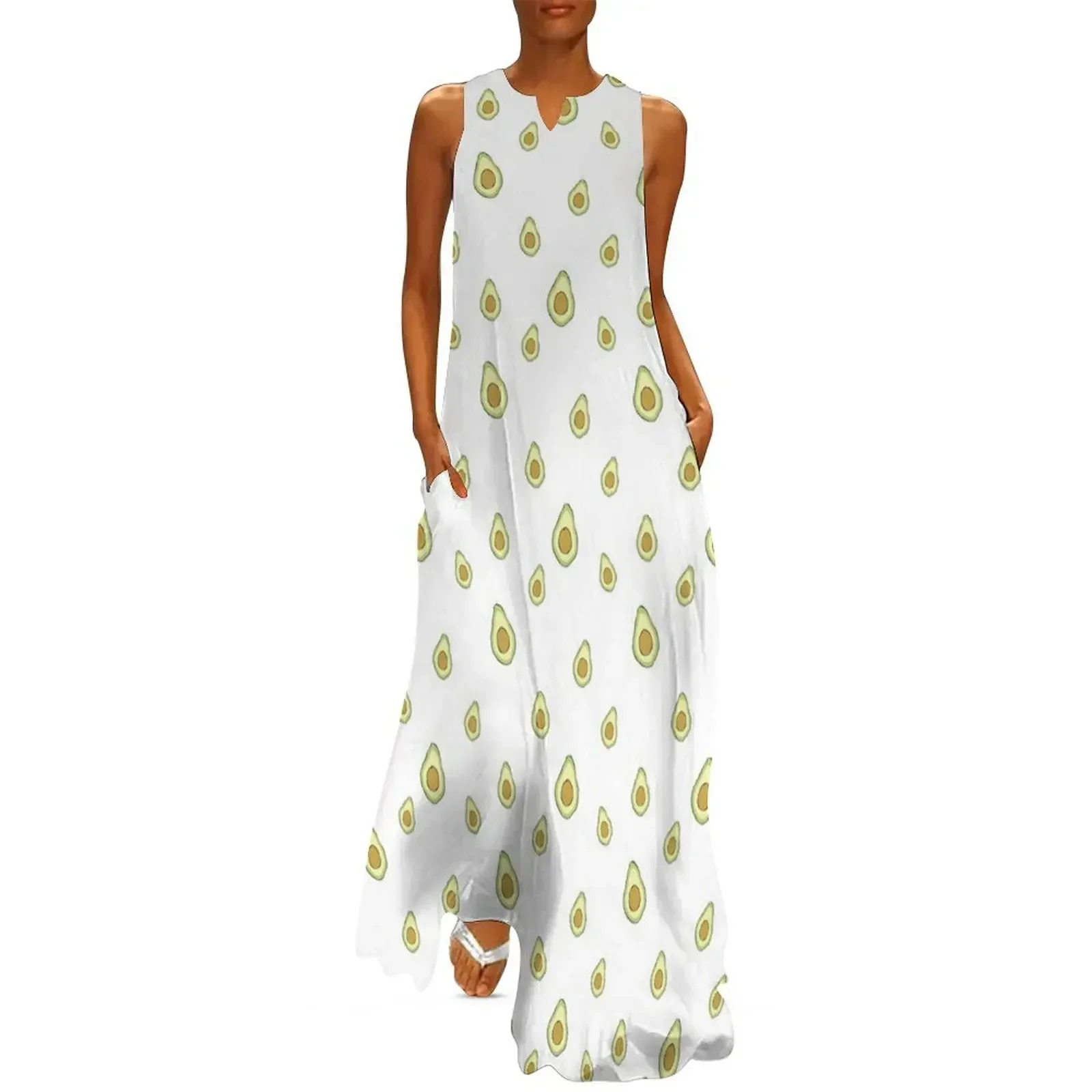 

Avocado Long Dress Women's summer dresses Women's clothing Long dresses women dress Dress