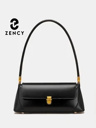 Zency High End Designer Handbags Fashion Women Leather Shoulder Bag French Style Bags Ladies Underarm Bag Zip Closure For Dating