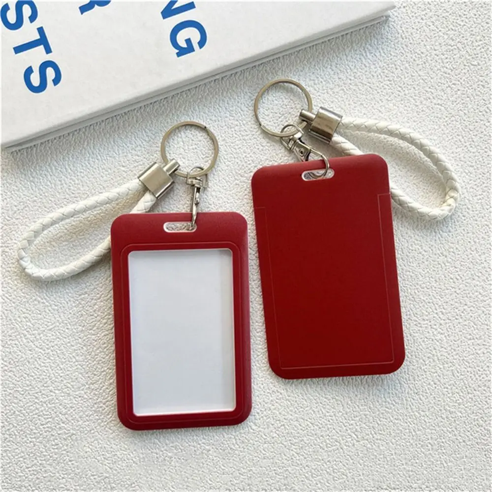 School Supplies Student Work Card Business Credit Card Keyring ID Card Protective ID Card Holders Bus Card Cover Badge Holders