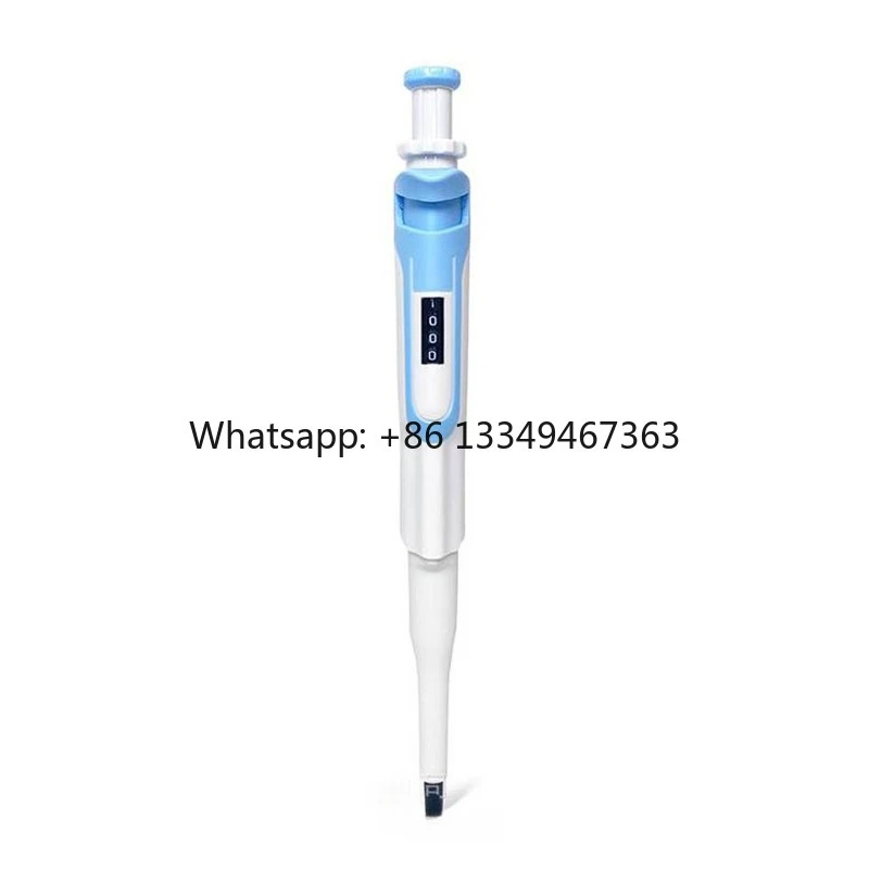 Adjustable Volume Single Channel Micro Pipette Fully Autoclavable Laboratory Pipettor 0.1-1000ul