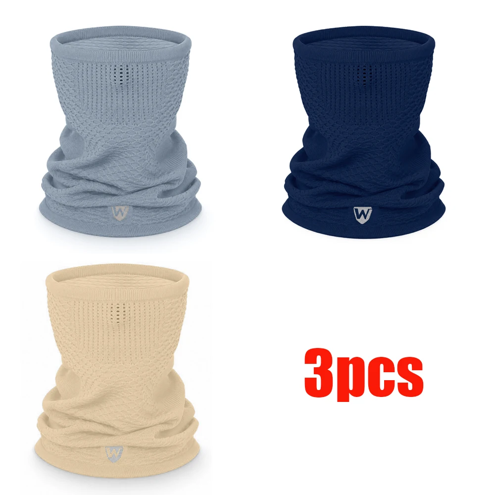 1pc/2pcs/3pcs Winter Warm Ademend Fietsmasker Sjaal Unisex Naadloos Elastisch Half Gezichtsmasker Buitensporten Hardlopen Skimasker