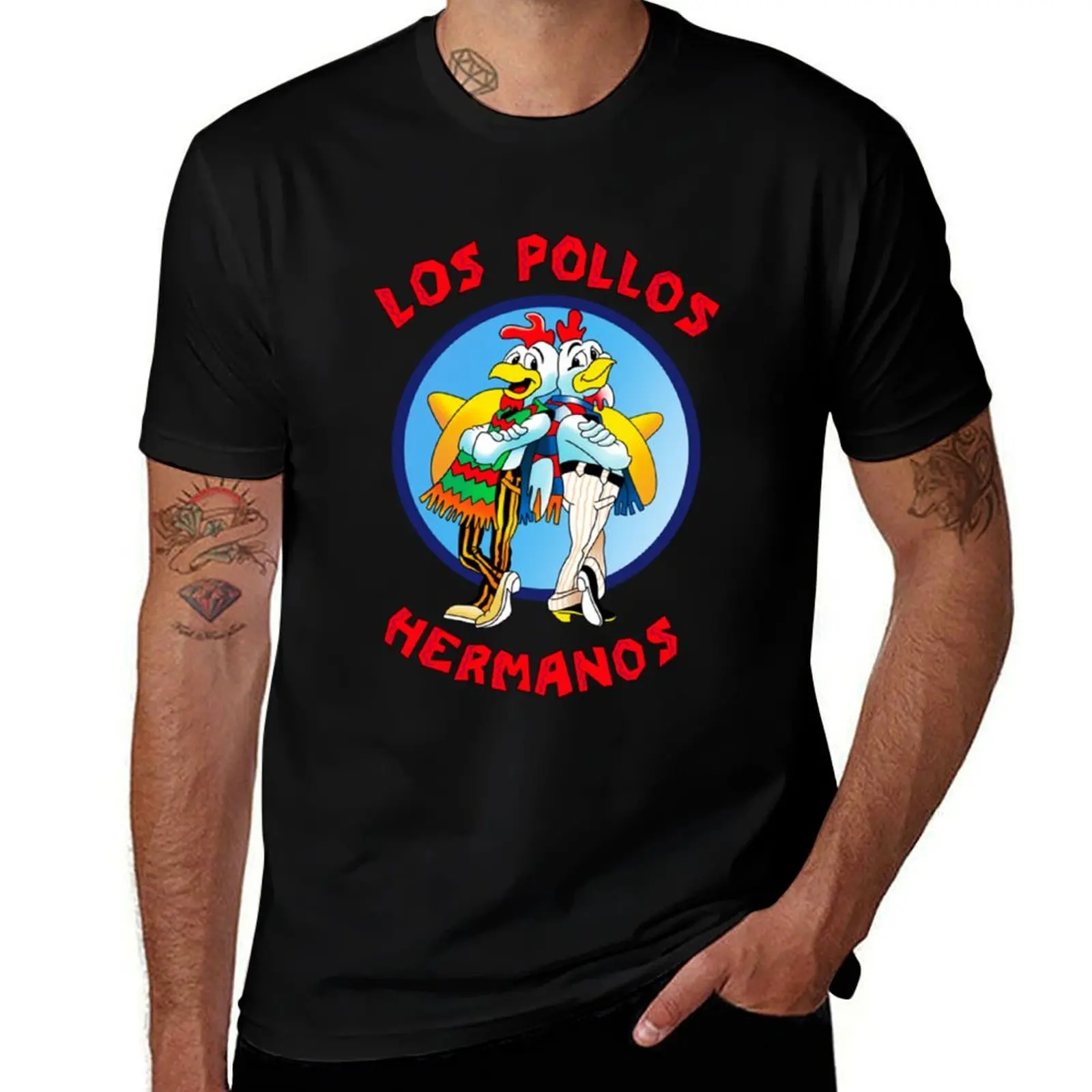 

Los Pollos Hermanos T-Shirt Fashion Letter Print T-Shirt