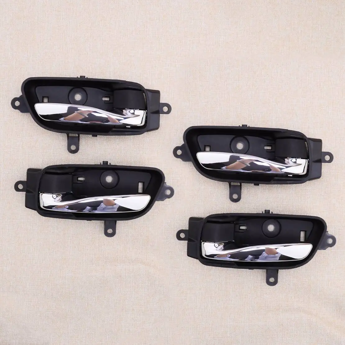 4Pcs Front Rear Interior Door Handles Grabs Fit for Nissan Pathfinder Altima Titan Armada Murano 80671-3TA0D 80670-3TA0D