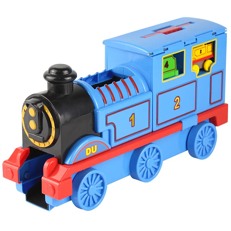 Rail train suit combination train track Orbital Set Big Size Train Storage Box Die casting alloy model Children toy Gift