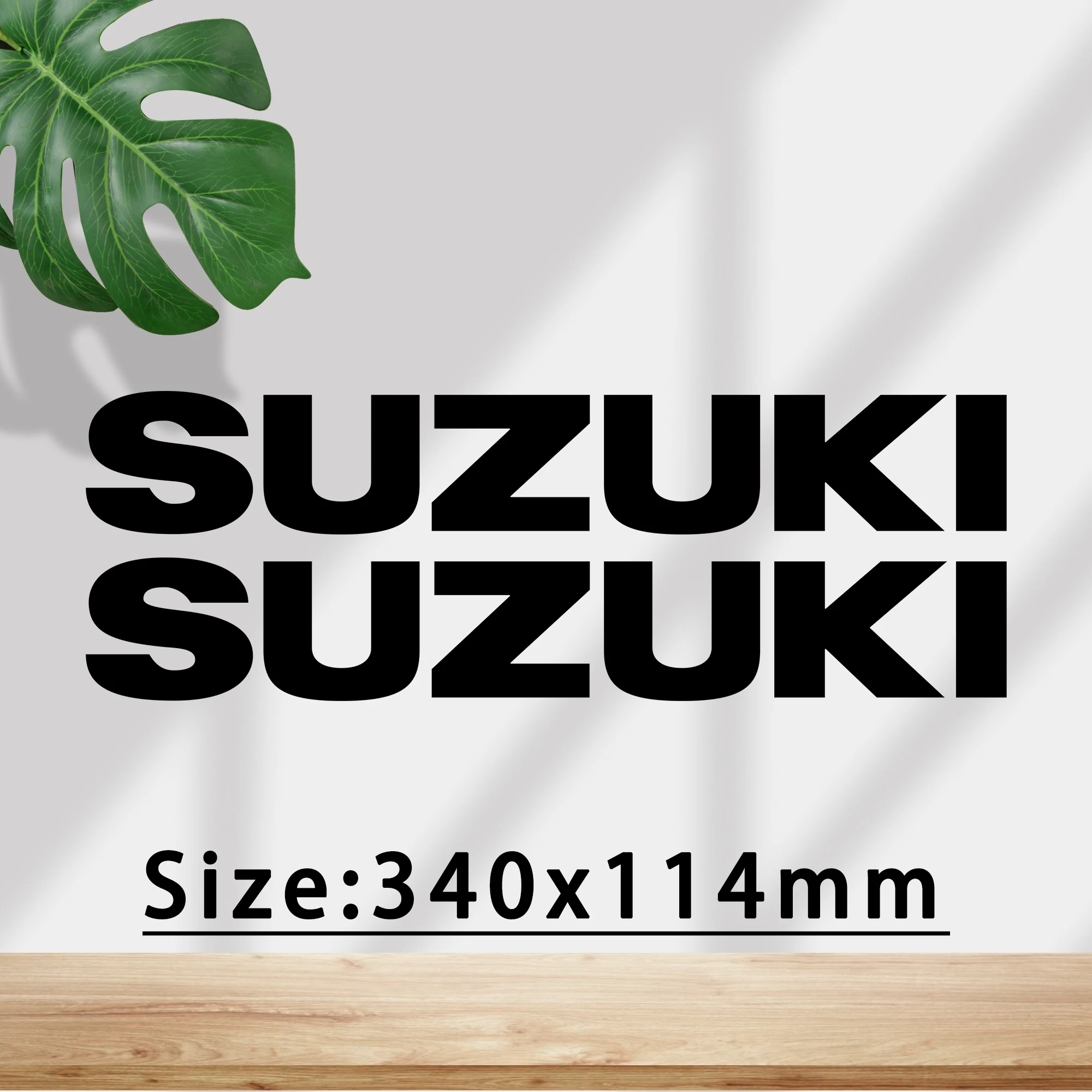 340 مللي متر سوزوكي ملصق خزان دراجة نارية مائي 34 سنتيمتر