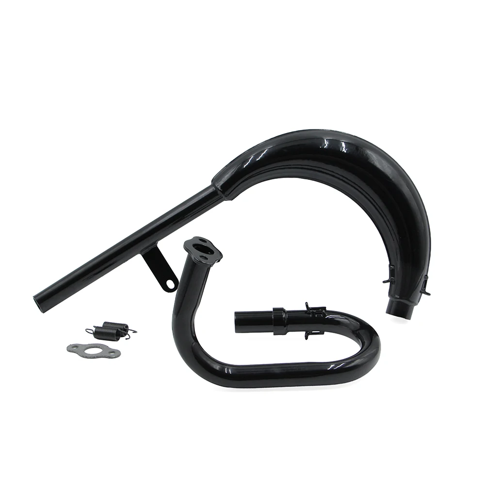 Split Pipe Exhaust Muffler For 2 Stroke 50cc 66cc 80cc 100cc Engine Gas Motorized Bicycle Motor Bike Modified Parts