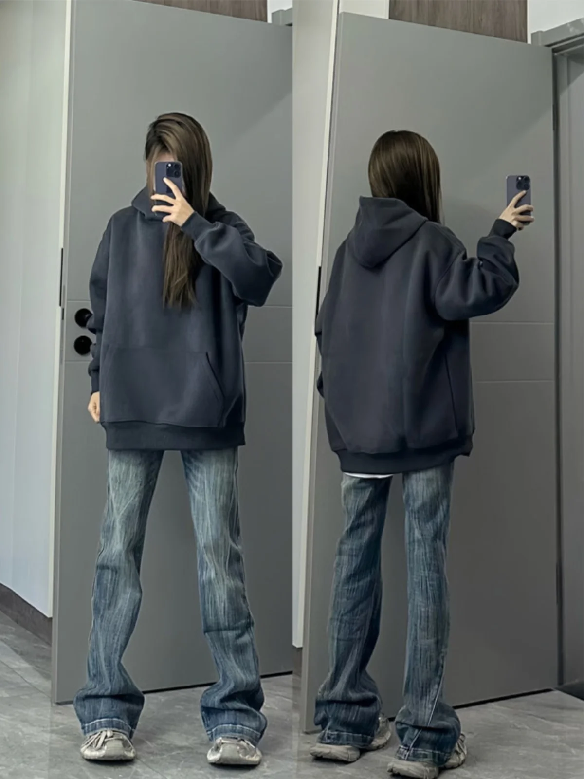 

Мужские джинсы Cleanfit Retro из синего бамбукового волокна, маленький размер, американский стиль, слегка расклешенные, для подростков, модель Knife Pants