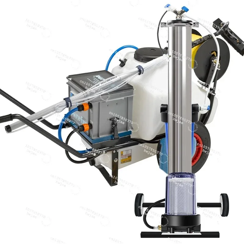 Filterwell Stainless Steel RO DI Spotless Solar Panel Cleaning  System  for Car Wash RVs Boats Windows