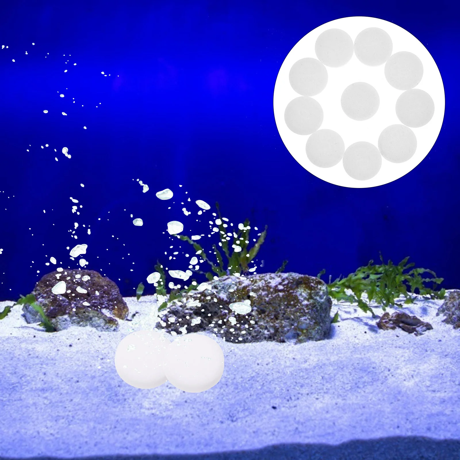 

1 Bag Of Carbon Dioxide Tablets For Aquarium Supplement Water Grass Fish Tank Accessories Household Aquarium Co2 Portable Co2