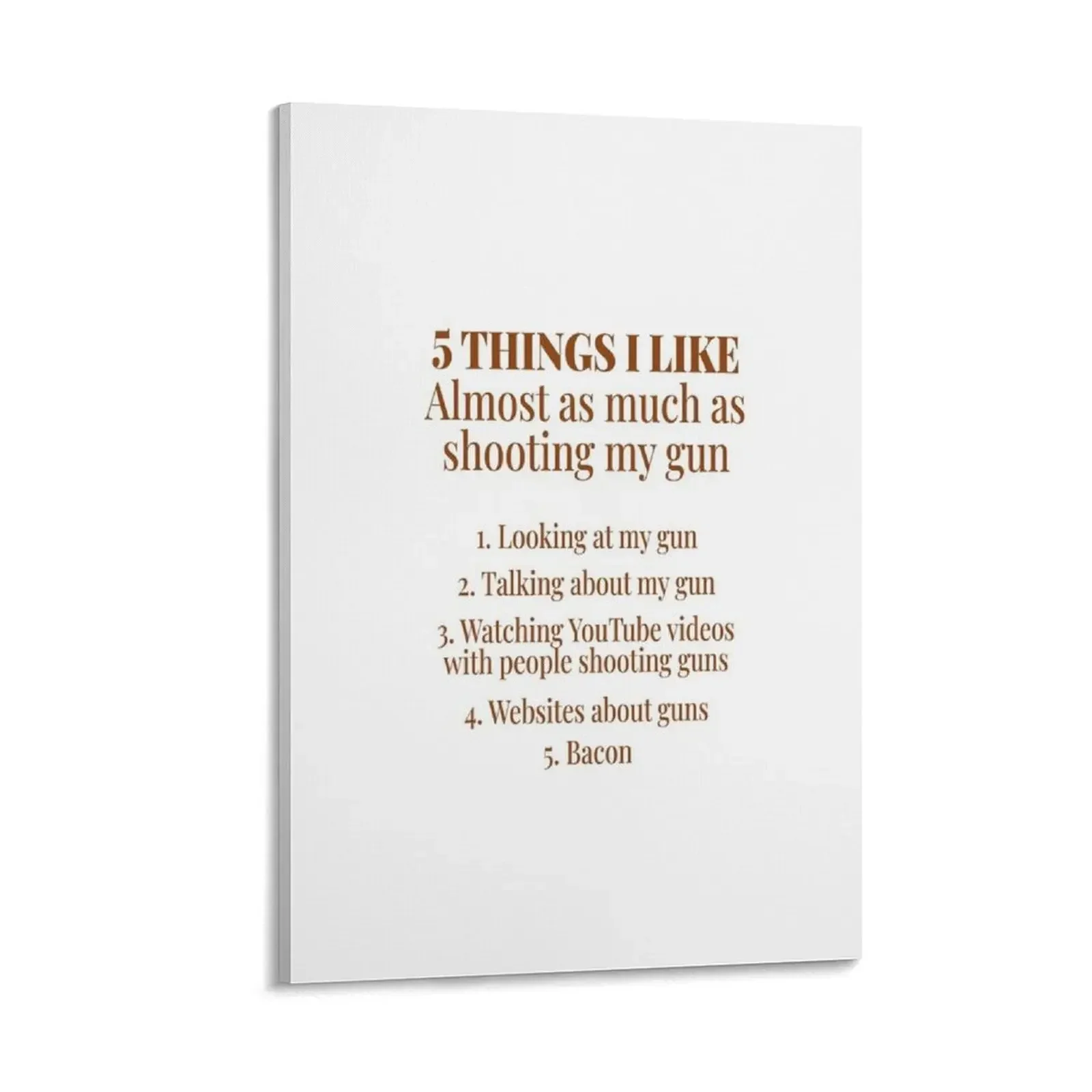 

Funny Gun Quote - Pro Gun Lovers Canvas Painting Decorative picture wall decoration paintings room decorations for men