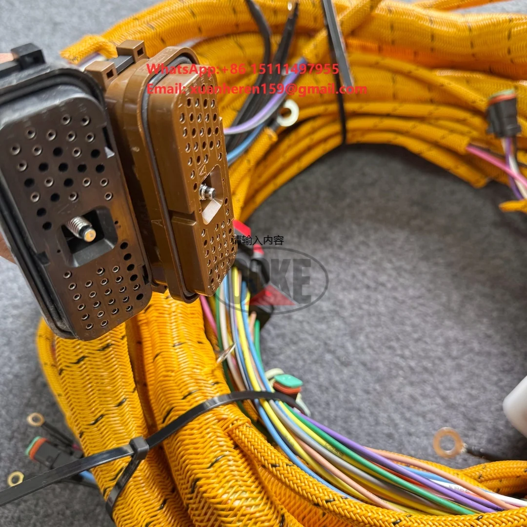New Chassis Wiring Harness for CAT 324D, 325D, 329D, and C7 Suitable for Engine, Construction Machinery, and Excavators