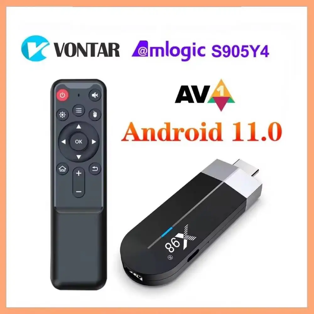 X98 S500 Amlogic S905Y4 TV Stick Android 11 TV Box AV1 Quad Core 4K Wifi Kép BT Android 11.0 phương Tiện Truyền Thông Người Chơi Cập Nhật Từ X96S