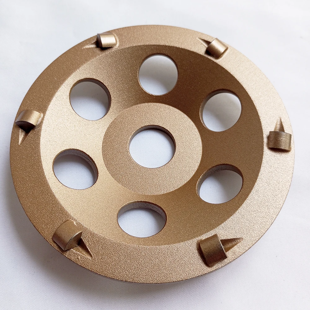 5 inch 125mm PCD Grinding Cup Wheel Polycrystalline Diamond Grinding Wheel Hole 22.23/16mm for Removing Epoxy Coating Glue