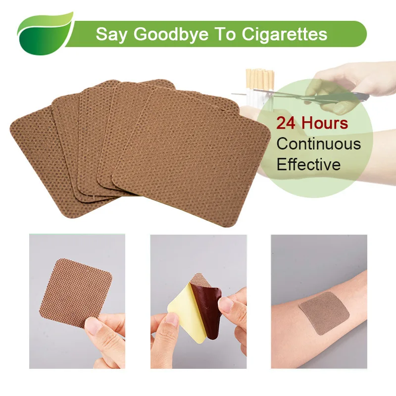 20-200Pcs Anti Smoking Patch Content Patch Plaster Transdermal Fast Effective Stop Smoking Aid Support Approved Quit SmokingAid