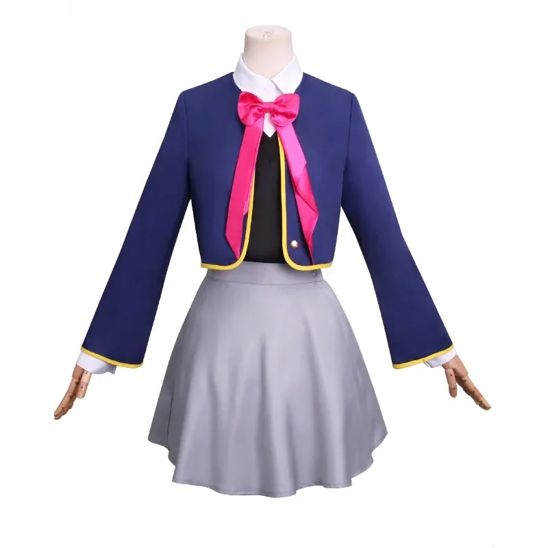 Anime Oshi No Ko Hoshino Rubi Cosplay Costume JK Uniform Wig Set Performance Song Costume Halloween Costume Women view 4