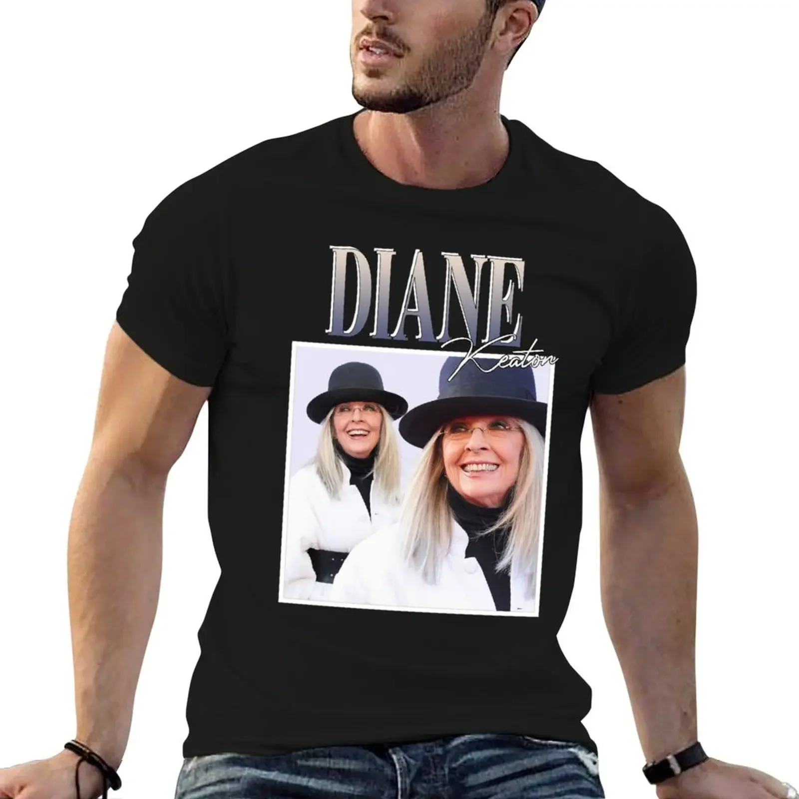 Diane keaton T-Shirt blanks graphic t shirt vintage customizeds mens shirts graphic tee