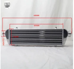 450*140*65mm Universal Turbo Intercooler bar&plate OD=56mm Front Mount intercooler