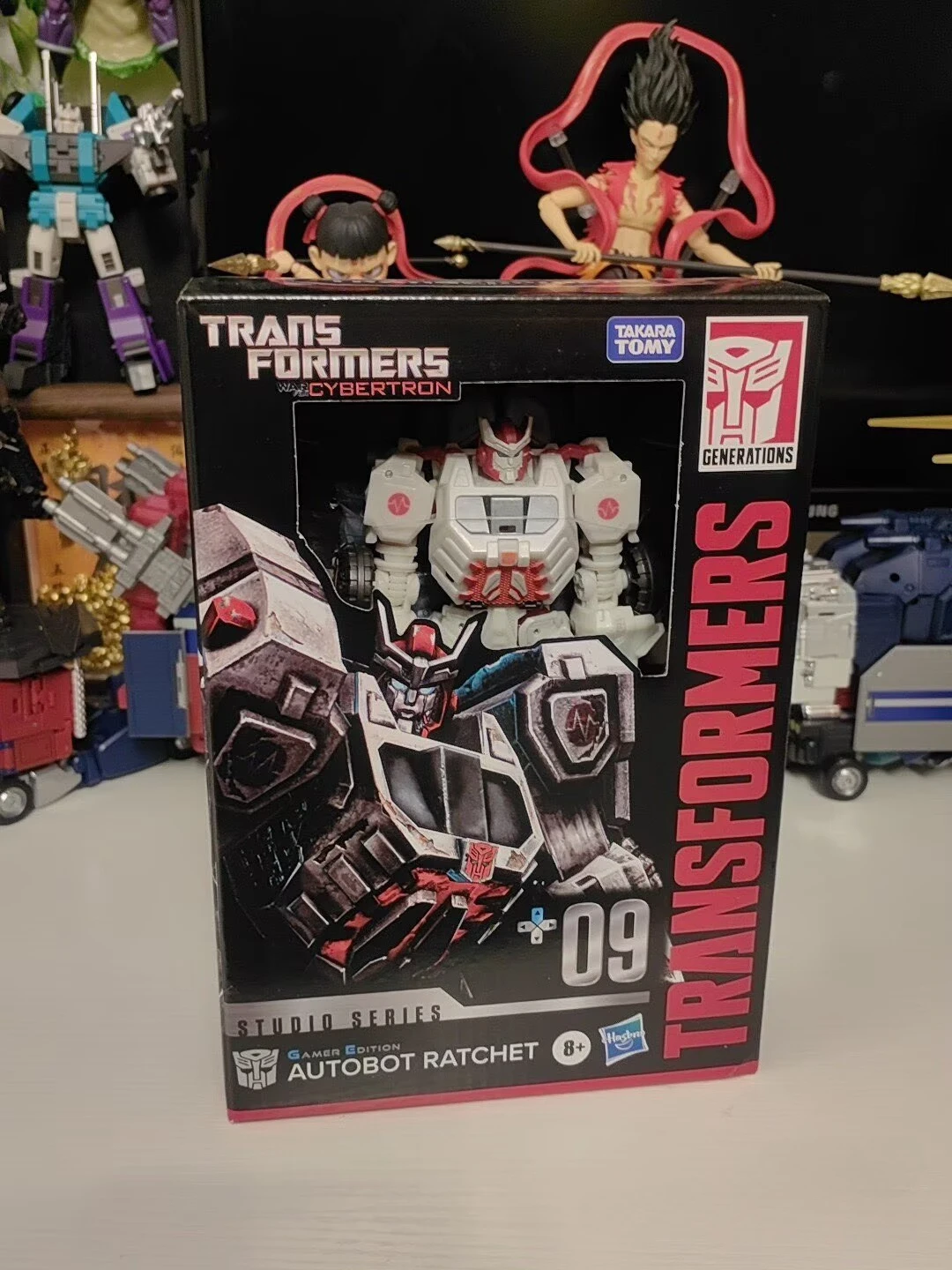 Takara Tomy Hasbro Transformers Zabawki Seria WFC GE08 09 Decepticons Autobot Ratchet Figurki Zabawki Transformers Figurki Roboty Zabawki