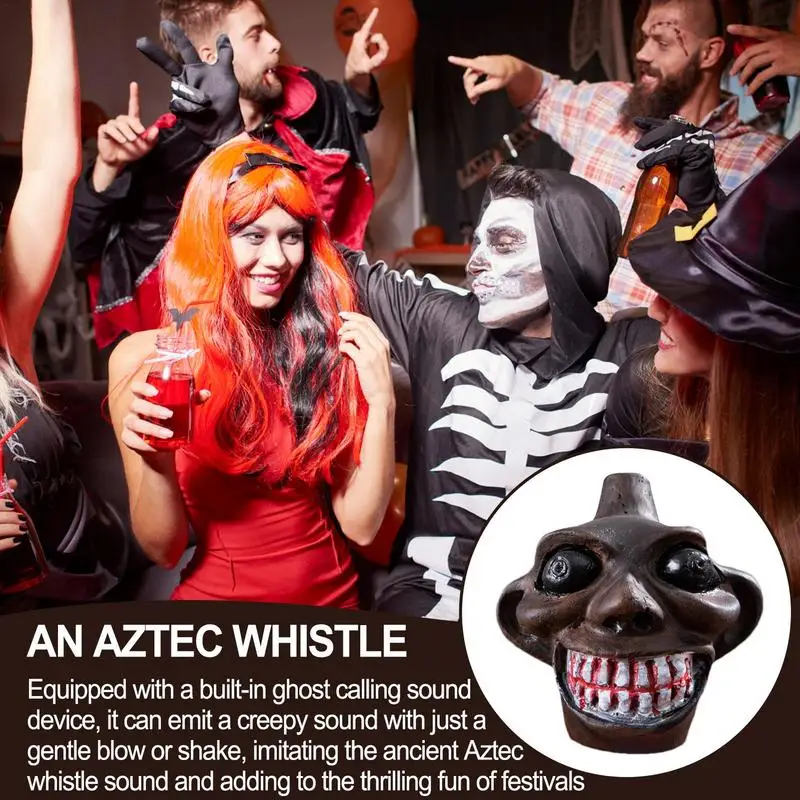 

Death Whistle Skull Loud Whistle Demon Design Aztec Whistle Death Whistle Loud Aztec Death Whistle Authentic For Modern