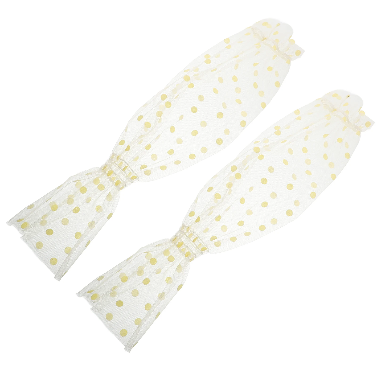 

Sun Protection Mesh Lace Gloves Sheer Tulle UV Sleeves for Women Bridal Detachable Arm Wedding Lightweight Comfortable Summer