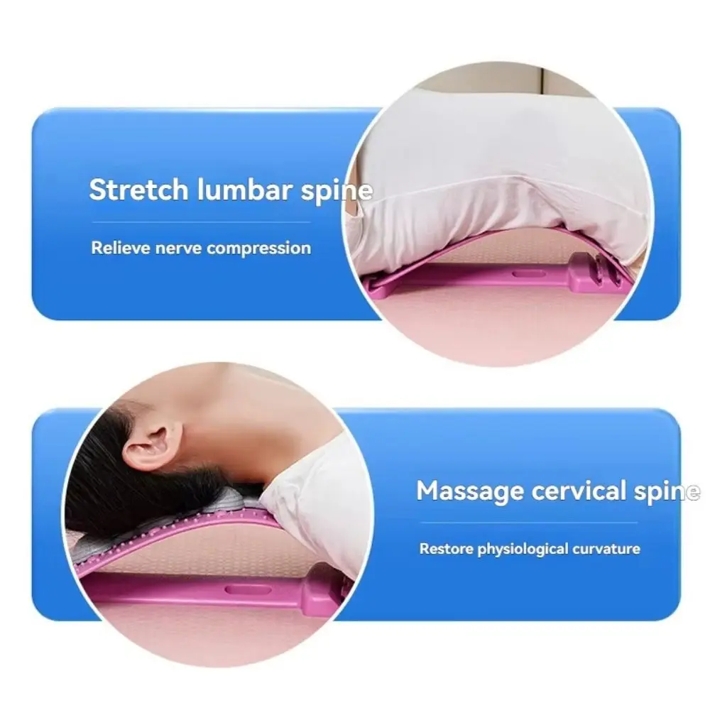 

1Pcs 4-level Back Stretcher Hunchback Correction Stretching Lumbar Spine Lumbar Support Back Massage Board