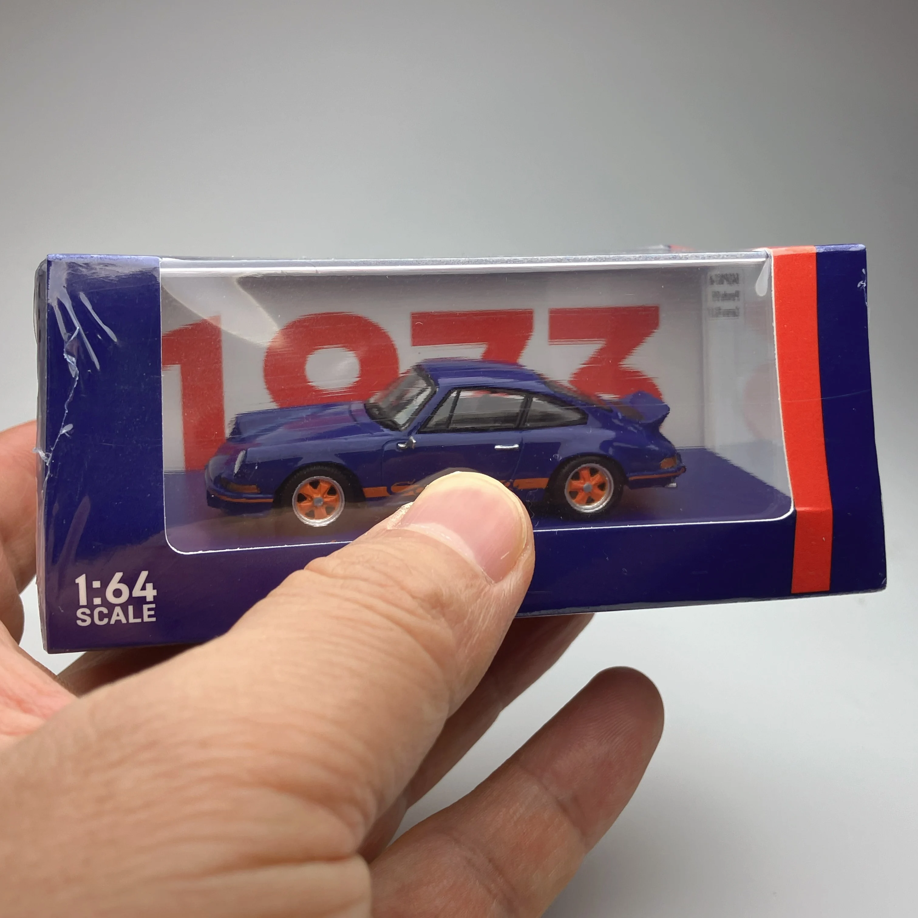 Spark 1/64 64 SP007C 911 RS 2.7 Blue Diecast Model Car Collection Limited Edition Alloy