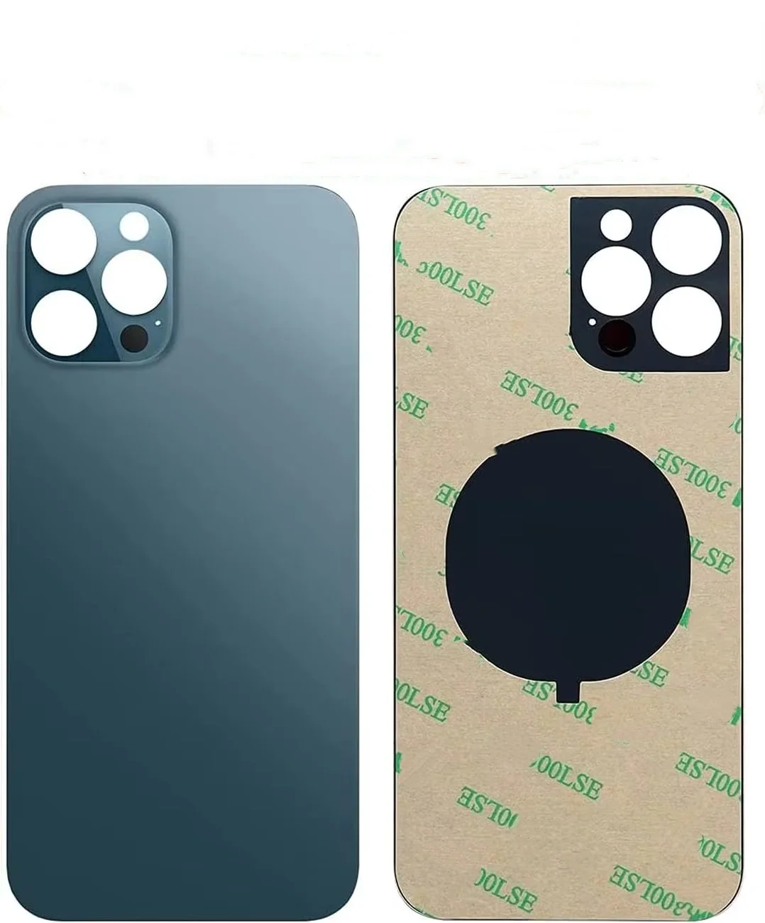 Back Glass For iPhone 12 Pro Max Back Cover Glass Fast Replacement Housing Battery Cover Big Hole Rear Glass with  Glue view 3