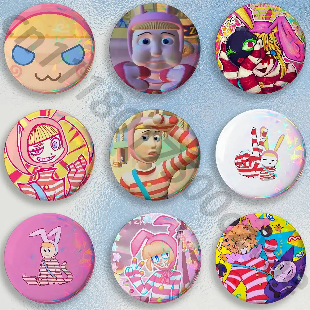 P-Popee T-The P-Performer 32/44/58mm Handmade Pins Round Brooch Badge Backpacks Clothes Jewelry Gifts