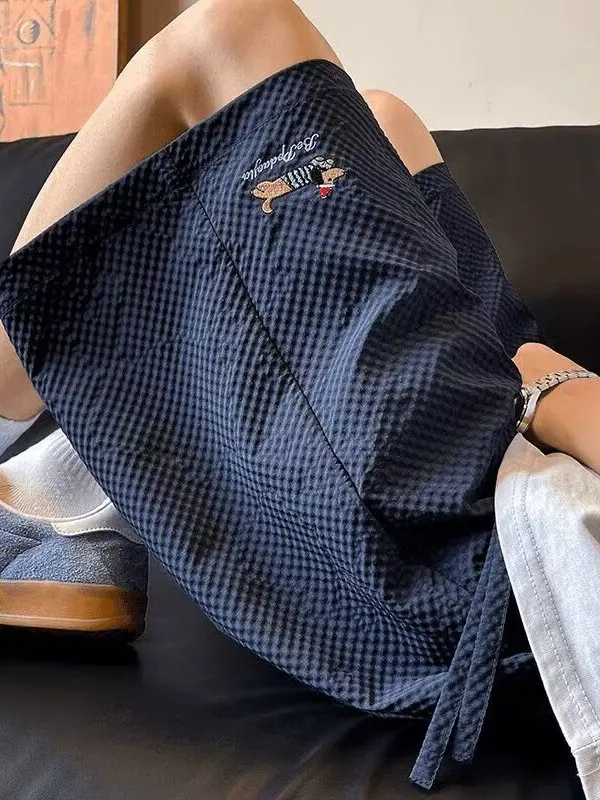 

Мужские летние тонкие спортивные шорты из быстросохнущей ткани Bubble Cloth, повседневные, свободного кроя, прямые, с эластичным поясом, средней посадки