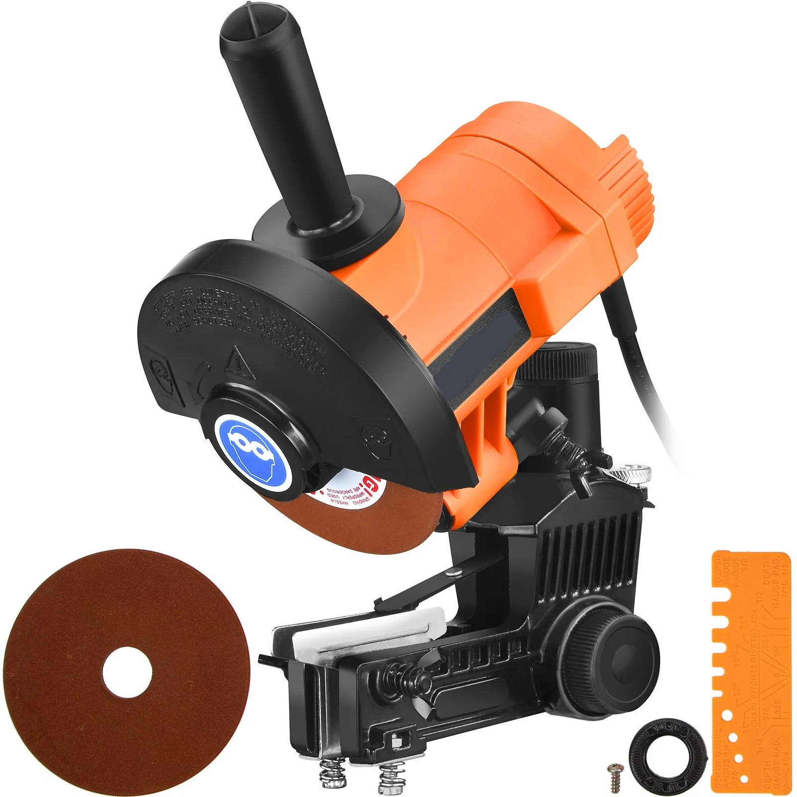 

Chain Grinder 85W Chainsaw Grinder Multi-Angle Adjustable Chainsaw Grinder Sharpener 5000 RPM Bench/Wall Mounted Automatic Chain