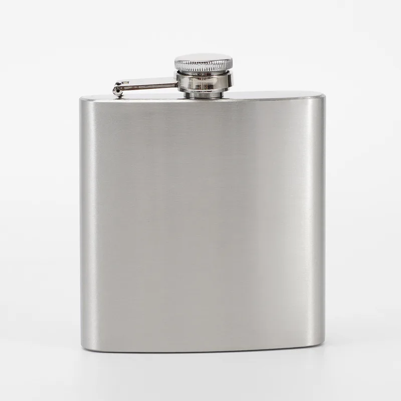 7oz/200ml Stainless steel flagon Wine Whisky Pot Outdoor Wine Whisky portable Hip Flasks  Alcohol Bottle Drinkware customizable