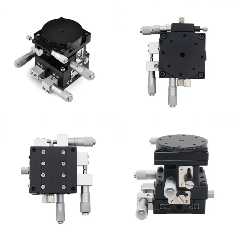 Brand For LT60-LM/LT60-RM XYZR 4Axis 60*60mm Manual Linear Motion Slide Stage