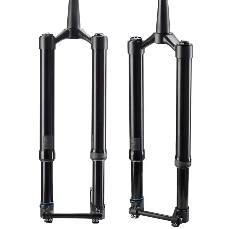 Fork 110*15mm 27.5/29er Mountain Bike Air Fork Thru Axle Suspension Rebound Adjustment Travel 140mm Trail Racing Fork