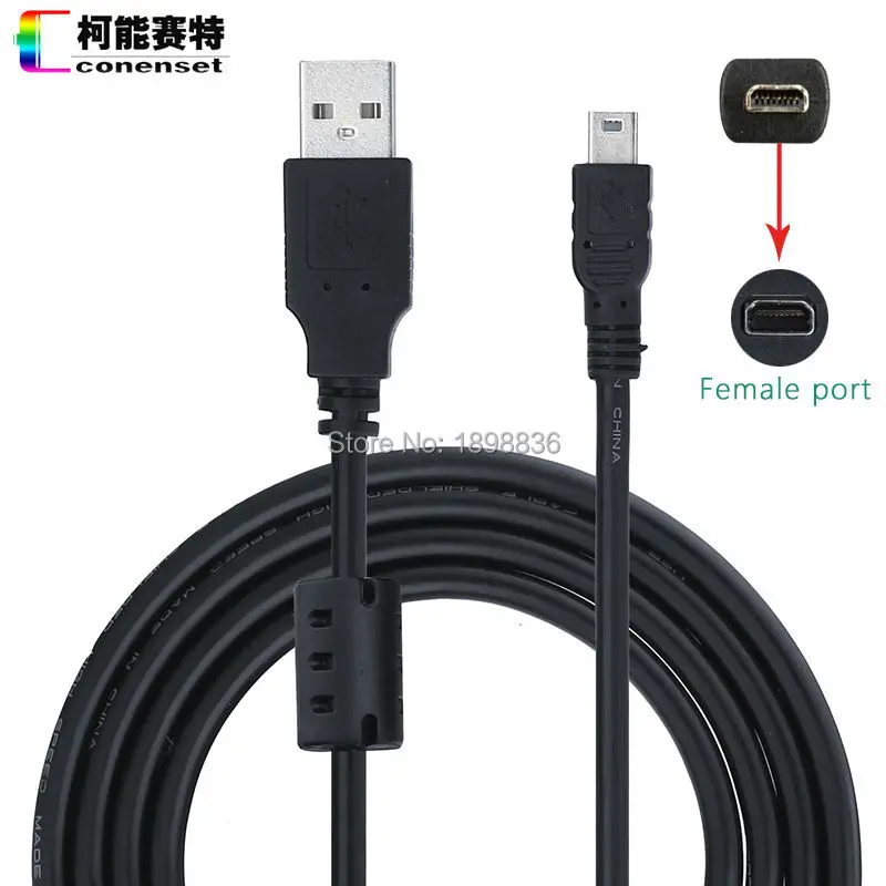 UC-E16 UC-E6 kabel USB UC-E17 untuk kamera SLR NIKON D5100 D5200 D5000 D5500 D7100 D7200 Df D3200 1 V1 1V1