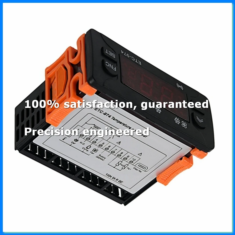 ETC-974 Mini Temperature Controller Refrigerator Thermostat Regulator Thermoregulator Thermocouple Dual Sensor-A07G