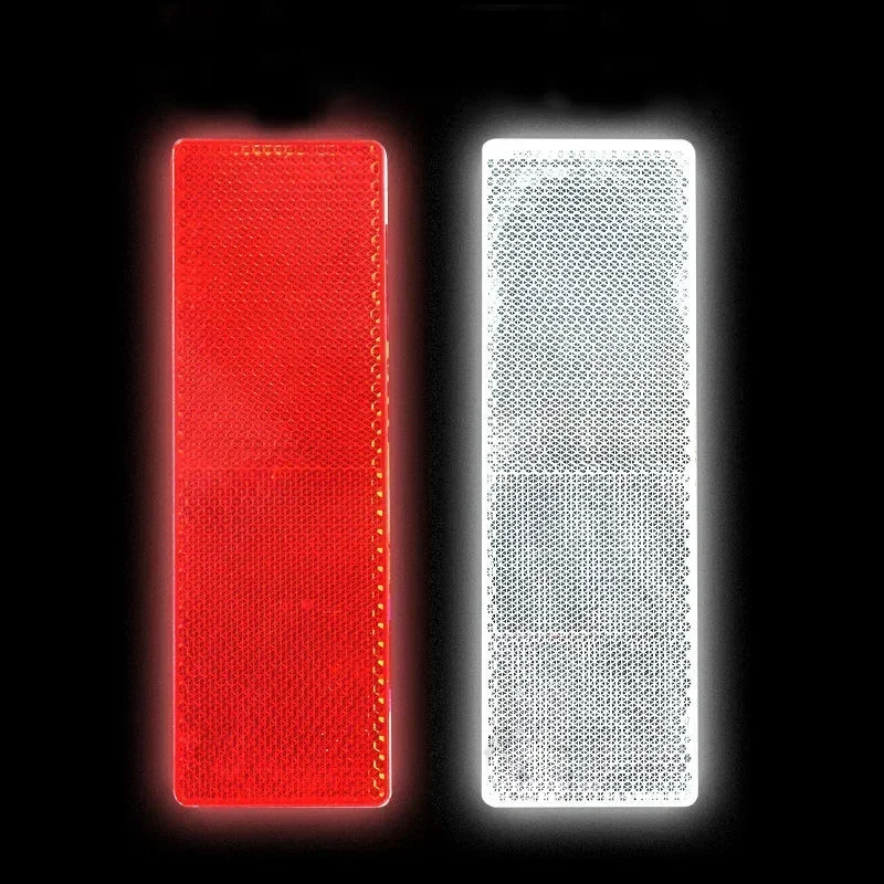 5/10Pcs Car Reflective Safety Warning Plate Sticker Waterproof  Auto Truck Motorcycle Night Warning Plate Reflector Sign Decal