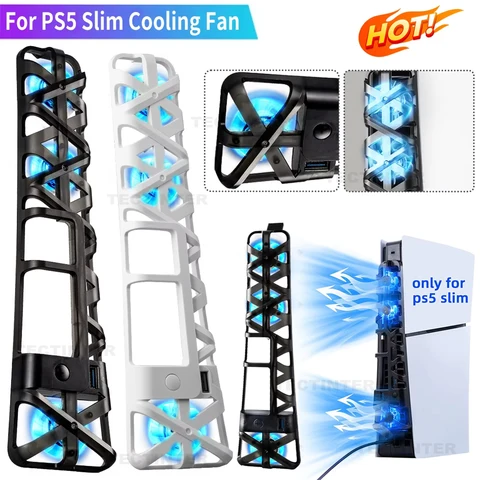 Cooling Fans For PS5 Slim Console For Playstation 5 Slim Disc…