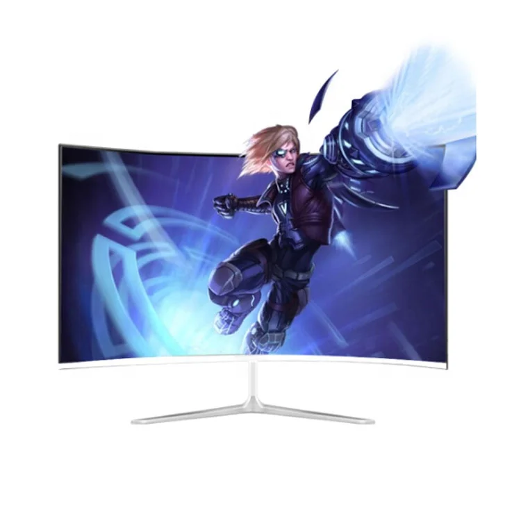 Desktop 24 polegadas tela larga 1920*1080P FHD curvada LCD monitor de computador PC